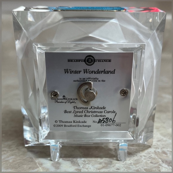 Thomas Kinkade 2009 Limited Edition Winter Wonderland Small Music Box - Picture 11 of 13